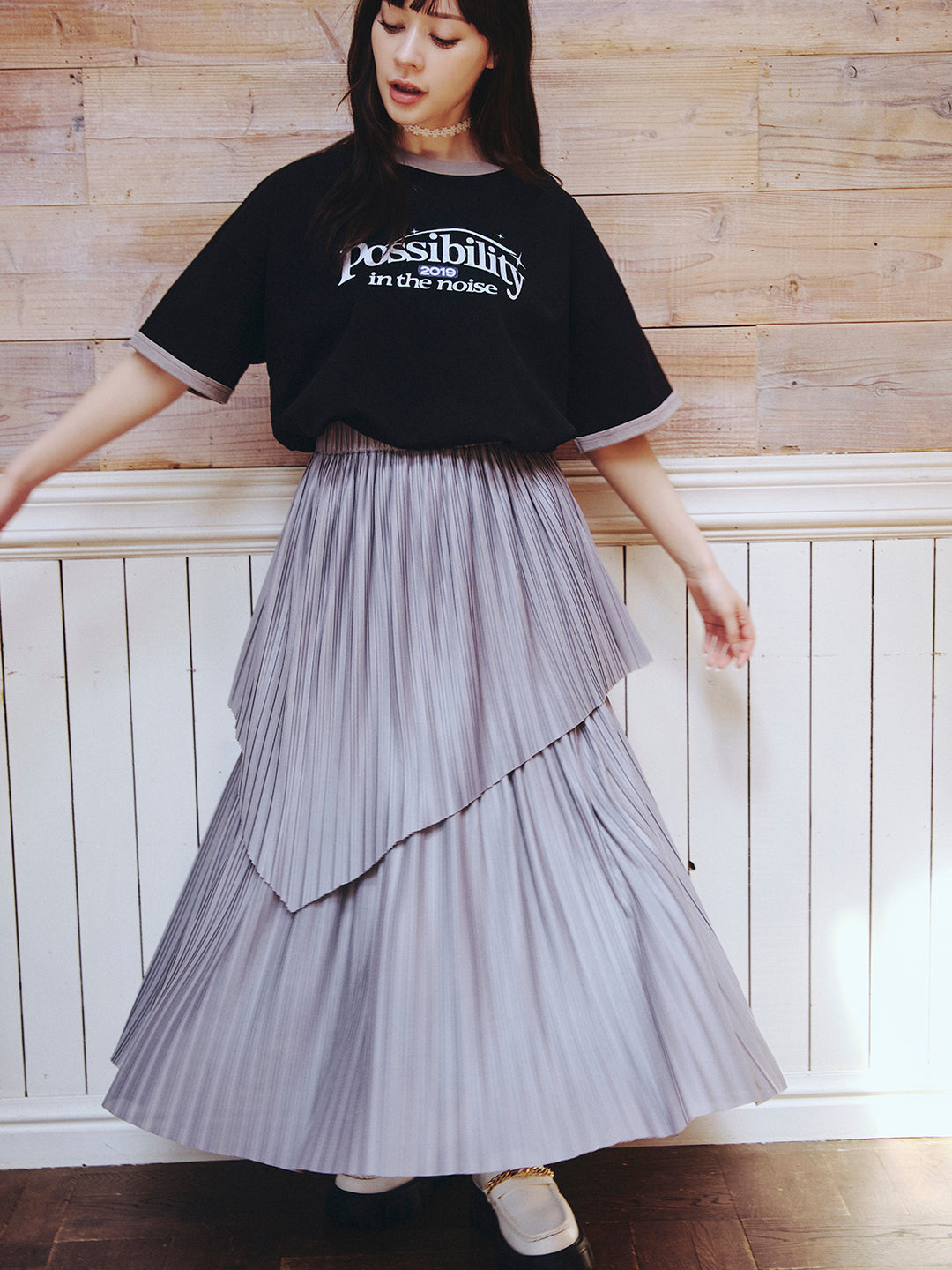 ASYMMETRY PLEATS SKIRT – Armillary.