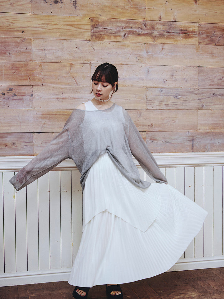 ASYMMETRY PLEATS SKIRT – Armillary.
